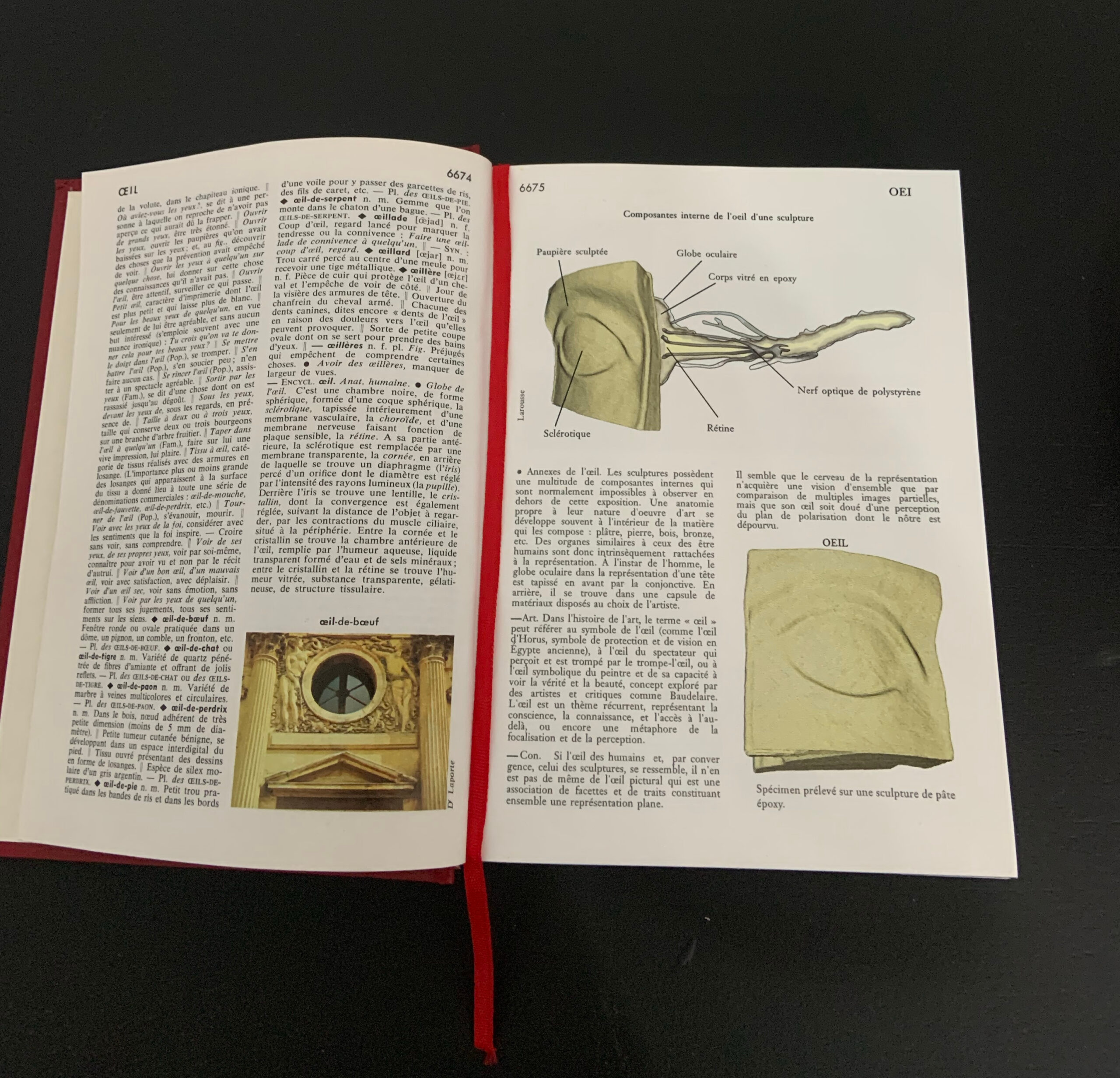 pour page cache oeil